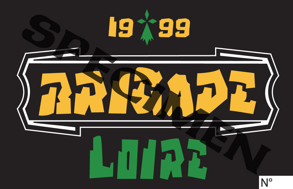 Autocollant Brigade Loire - FC Nantes - Multicolore - Neuf